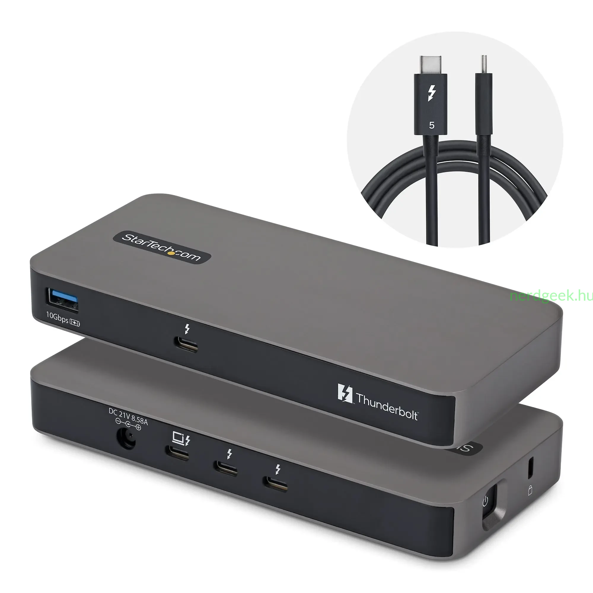 StarTech.com 4-Port Thunderbolt 5 Hub