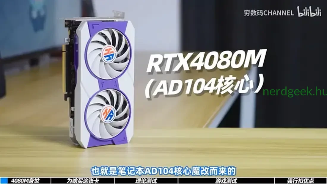 RTX 4080M asztali kártya