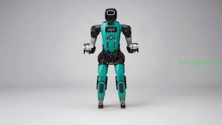 Guggolva áll meg az emberek mellett az Agility új humanoid robotja