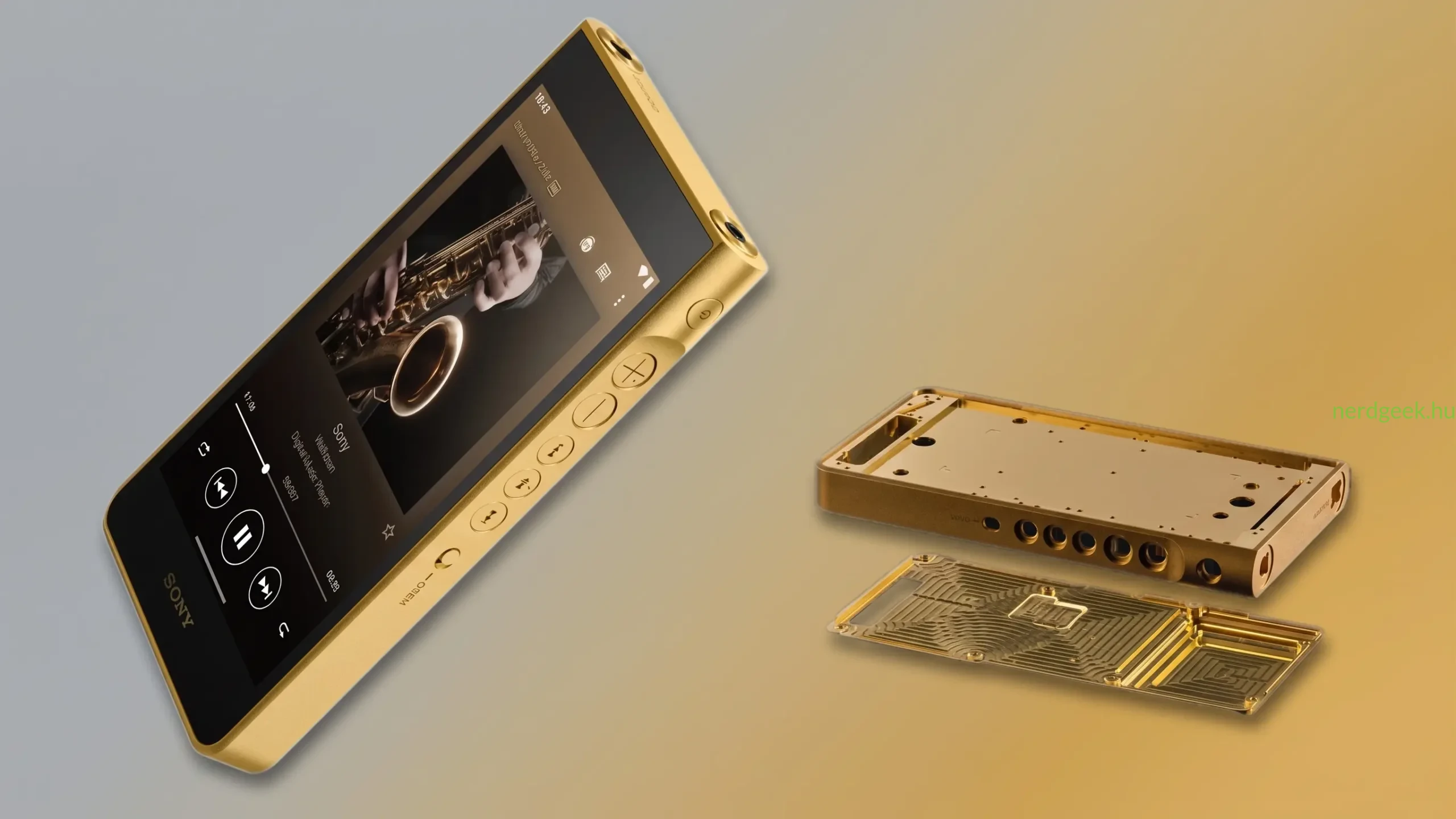 Sony Walkman arany