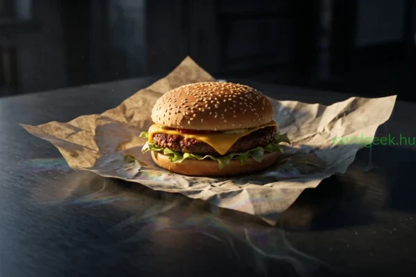 hamburger-asztalon